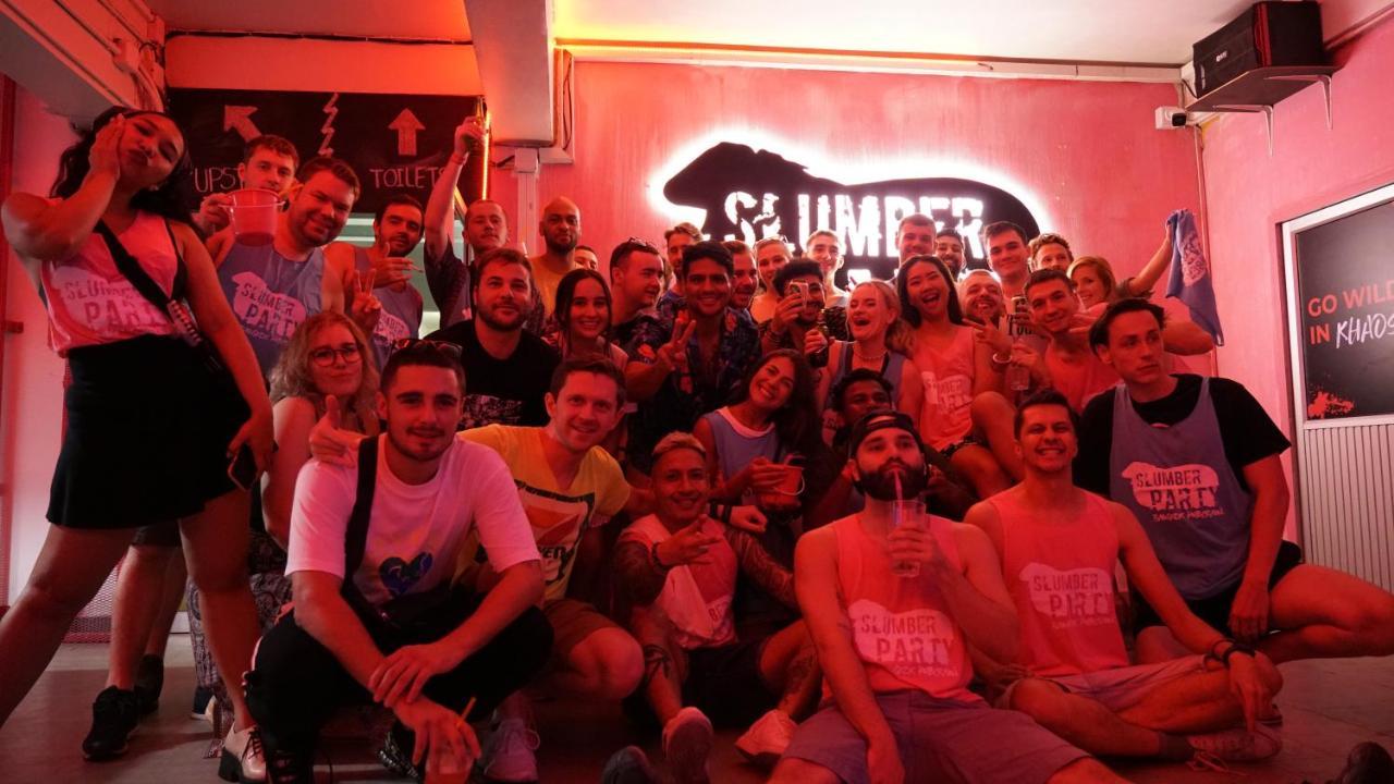 Хостел Slumber Party Bangkok Khaosan Экстерьер фото